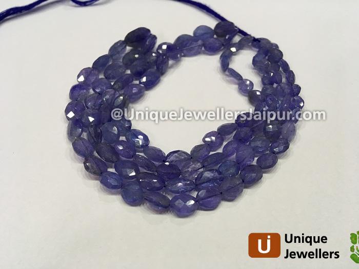 Tanzanite Faceted Oval Beads